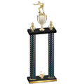 Double Black Carbon Fiber Second Place Shooter Trophy