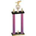 Double Pink Carbon Fiber Year Fishing Trophy