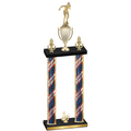 Double Flag USA Third Place Swimming Trophy