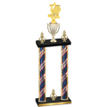 Double Flag USA Victory Pickleball Trophy