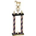 Double Flag USA Second Place Horses Trophy