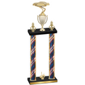 Double Flag USA First Place Cars Trophy