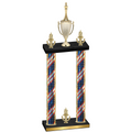 Double Flag USA Victory Chess Trophy