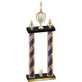 Double Flag USA Year Chess Trophy