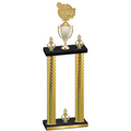 Double Gold Carbon Fiber Victory Tennis Trophy