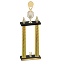 Double Gold Carbon Fiber Year Insert Trophy