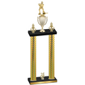Double Gold Carbon Fiber Year Hockey Trophy