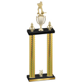 Double Gold Carbon Fiber Year Hockey Trophy