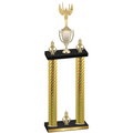 Double Gold Carbon Fiber Victory Victory Trophy