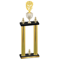 Double Gold Carbon Fiber Victory Pickleball Trophy