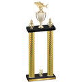 Double Gold Carbon Fiber Year Fishing Trophy