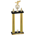 Double Gold Carbon Fiber Year Fishing Trophy