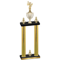 Double Gold Carbon Fiber Victory Academics Trophy