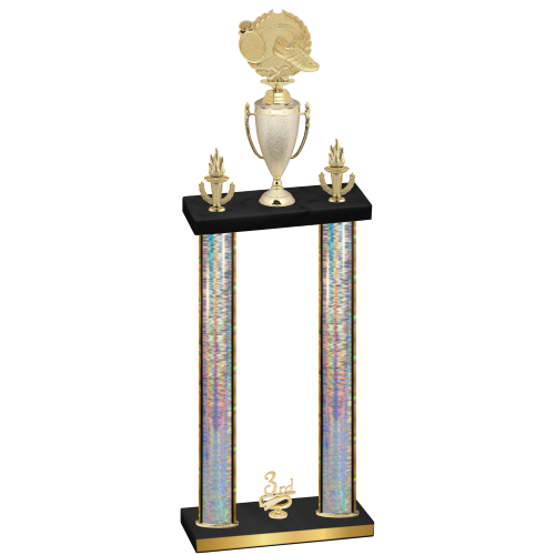 Double Silver Glacier Third Place Running Trophy