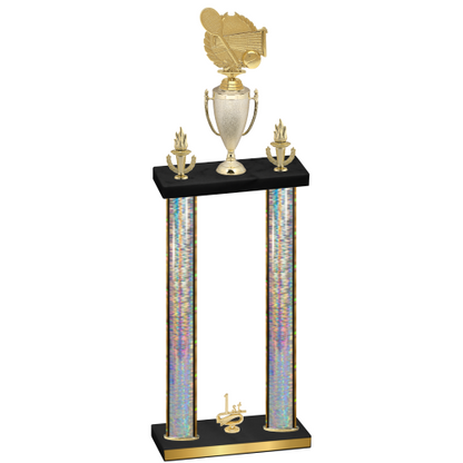 Double Silver Glacier First Place Tennis Trophy