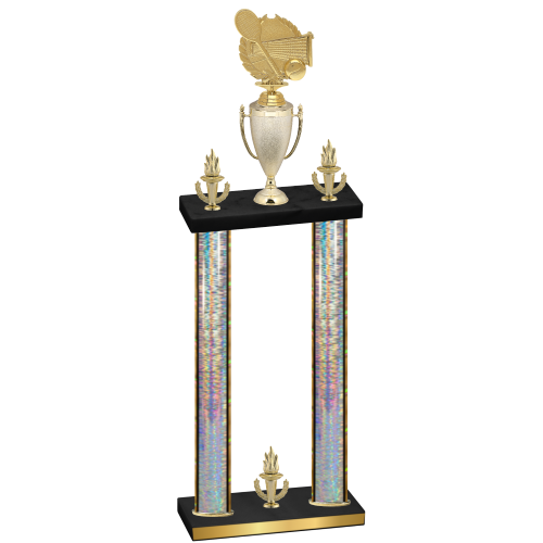 Double Silver Glacier Victory Tennis Trophy