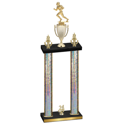 Double Silver Glacier Year Football Trophy