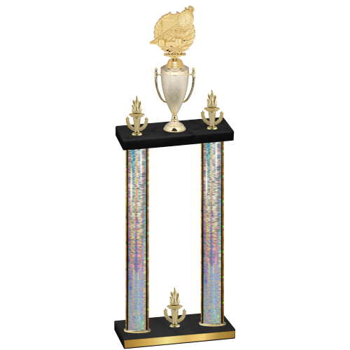 Double Silver Glacier Victory Swimming Trophy