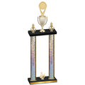 Double Silver Glacier Third Place Insert Trophy