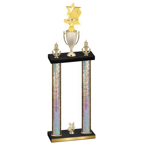 Double Silver Glacier Year Pickleball Trophy