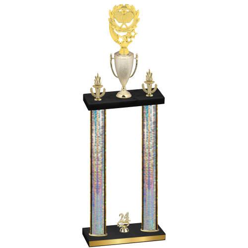Double Silver Glacier Year Pickleball Trophy