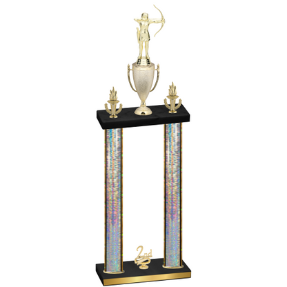 Double Silver Glacier Second Place Archery Trophy