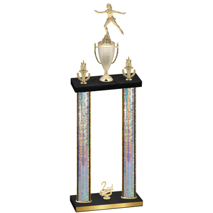 Double Silver Glacier Second Place Skater Trophy