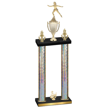 Double Silver Glacier Third Place Skater Trophy