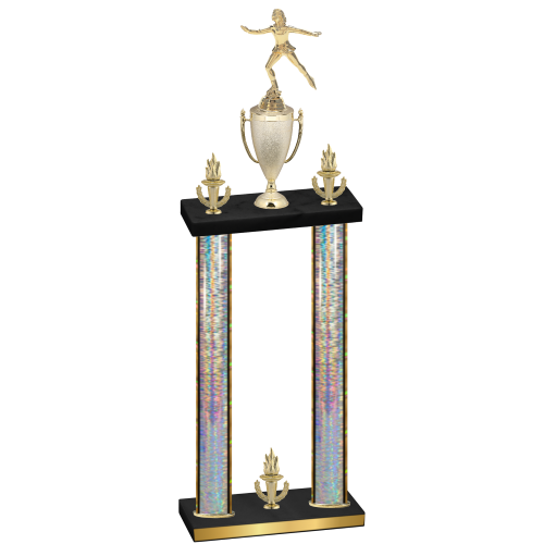 Double Silver Glacier Victory Skater Trophy