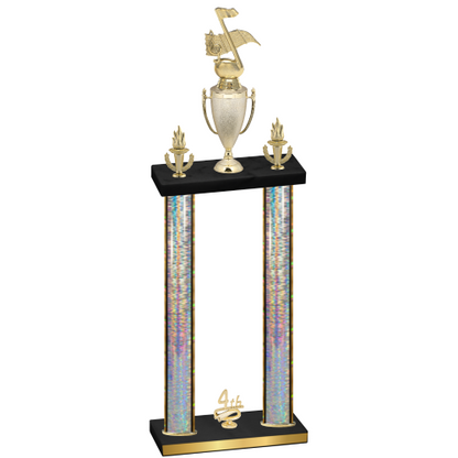 Double Silver Glacier Fourth Place Music Trophy