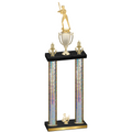 Double Silver Glacier Third Place Softball Trophy