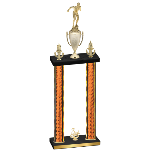 Double Orange Glacier Third Place Swimming Trophy