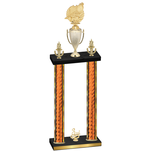 Double Orange Glacier Third Place Swimming Trophy