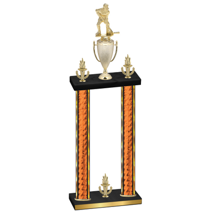 Double Orange Glacier Victory Hockey Trophy