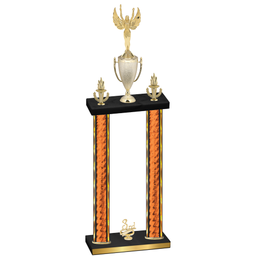 Double Orange Glacier Third Place Victory Trophy