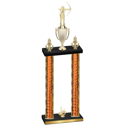 Double Orange Glacier First Place Archery Trophy