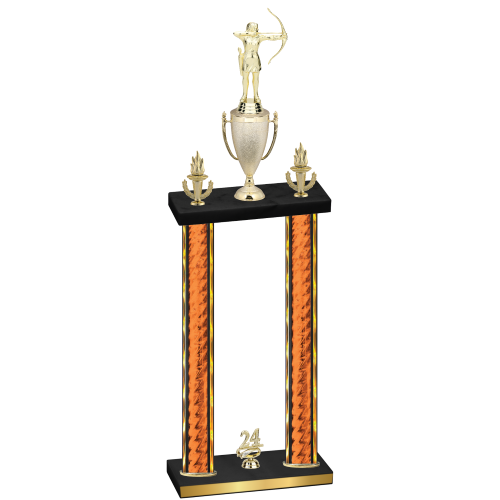 Double Orange Glacier Year Archery Trophy