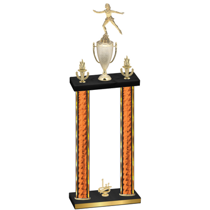 Double Orange Glacier First Place Skater Trophy