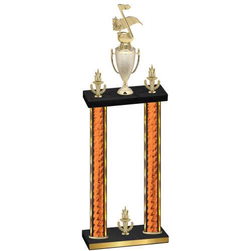 Double Orange Glacier Victory Music Trophy
