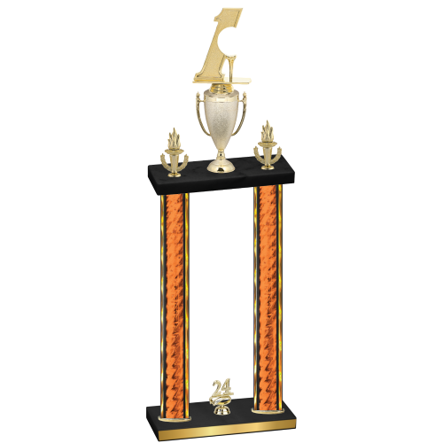 Double Orange Glacier Year Golf Trophy