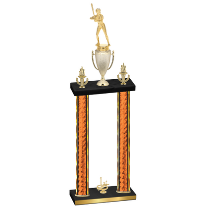 Double Orange Glacier First Place Softball Trophy