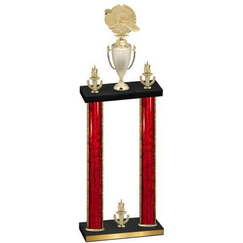 Double Red Glacier Victory Running Trophy