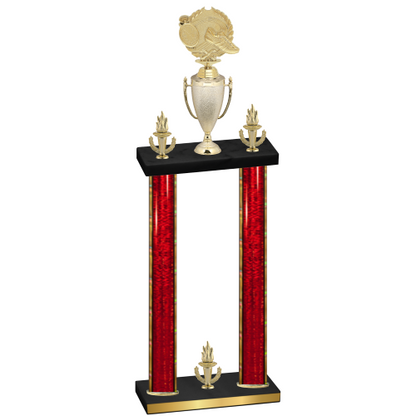 Double Red Glacier Victory Running Trophy