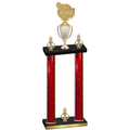 Double Red Glacier Victory Tennis Trophy