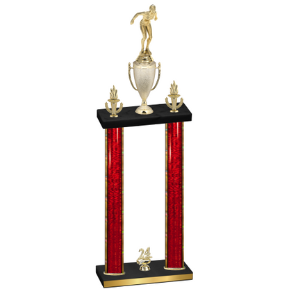 Double Red Glacier Year Tennis Trophy