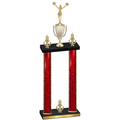 Double Red Glacier Victory Cheerleading Trophy