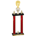 Double Red Glacier Year Pickleball Trophy