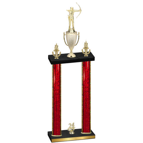 Double Red Glacier Year Archery Trophy