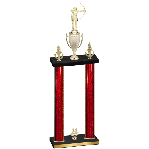 Double Red Glacier Year Archery Trophy