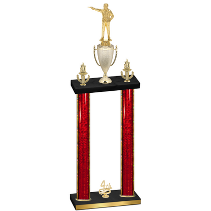 Double Red Glacier Fourth Place Shooter Trophy